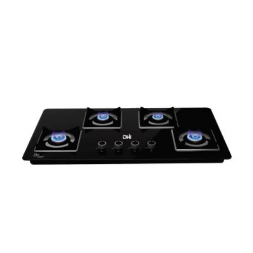 DHI 4 Burner Glass Top Gas Stove