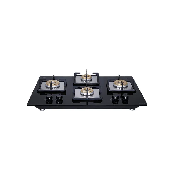 Elica 4 Burner Lotus Brass Gas Hob