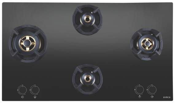 Elica 4 Burner Tempered Glass Gas Stove - Classic Flexi Ab Mfc 4B 70 Mt Elica 4 Burner Tempered Glass Gas Stove
