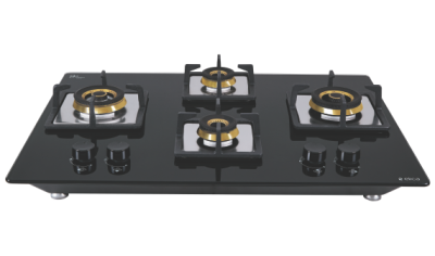 Elica 4 Burner Tempered Glass Gas Stove