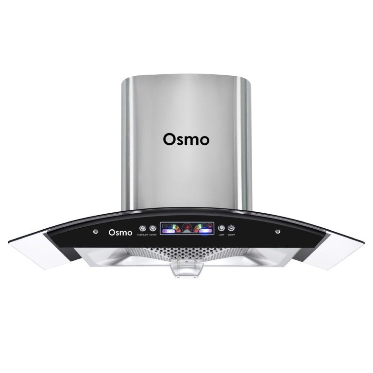 Osmo Glass hood Auto Heat Clean Kitchen Chimney