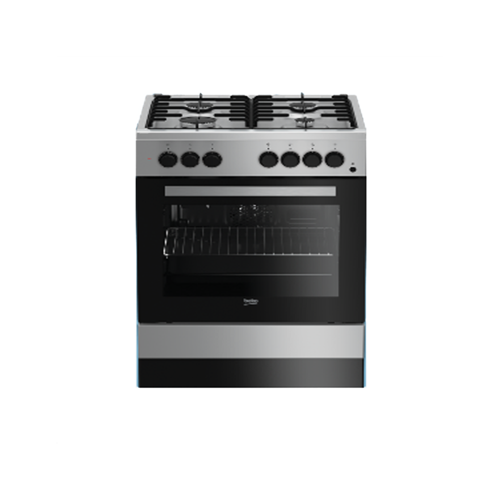 beko-66l-standing-oven-fset62111gss Beko 66 Liter Cooking Range