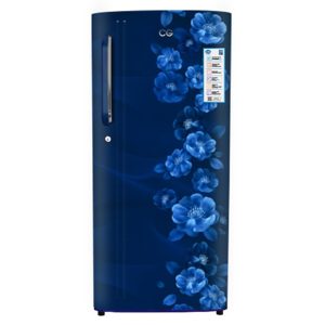 CG 230 Liter Single Door Refrigerator Blue