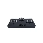 Elica 3 Burner Flexi Brass Gas Stove