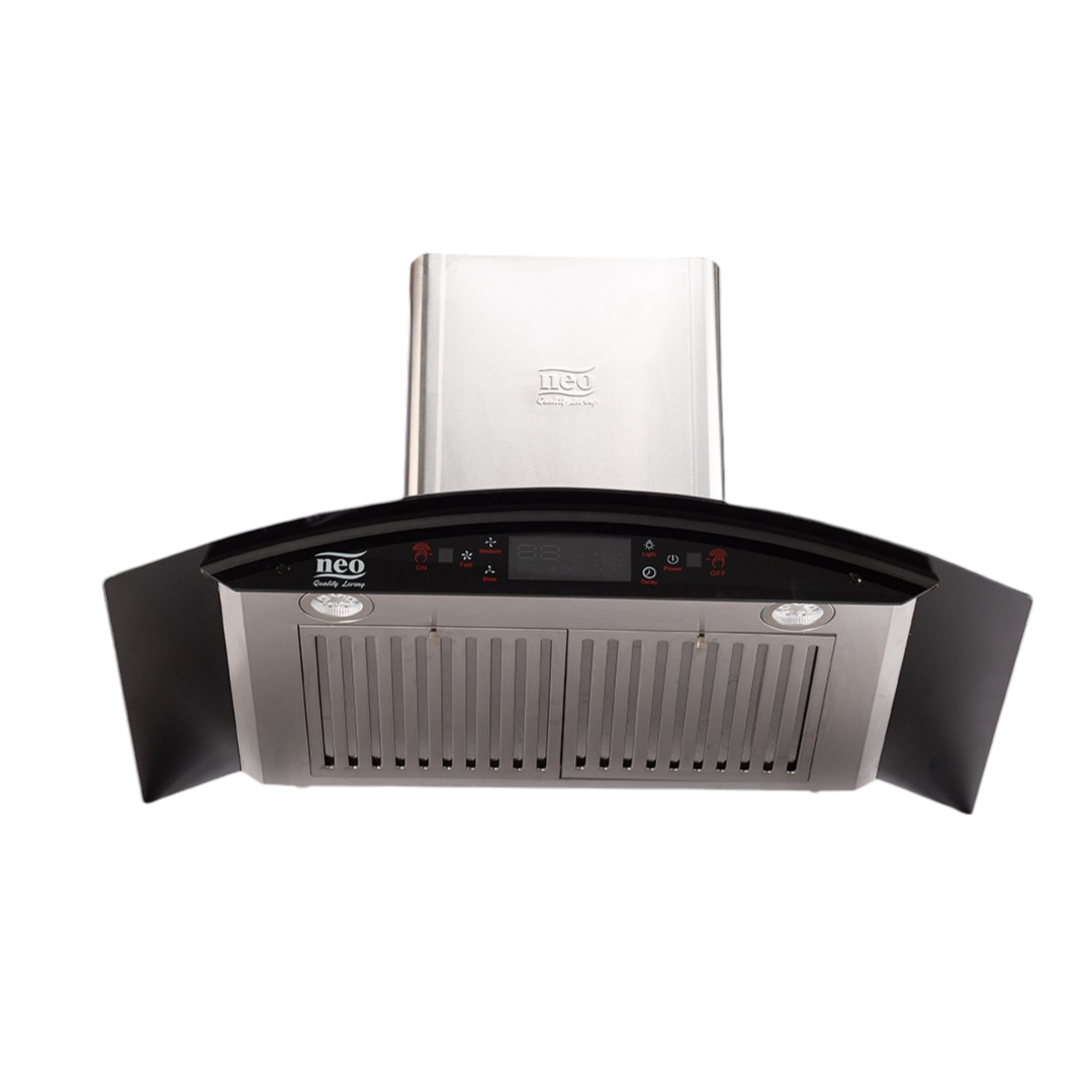 neo-Chimney-Glass-Hood-Baffle-Touch- 8 Neo Glass Hood Baffle Touch Kitchen Chimney