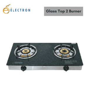 Electron 2 Burner Glass Top Gas Stove