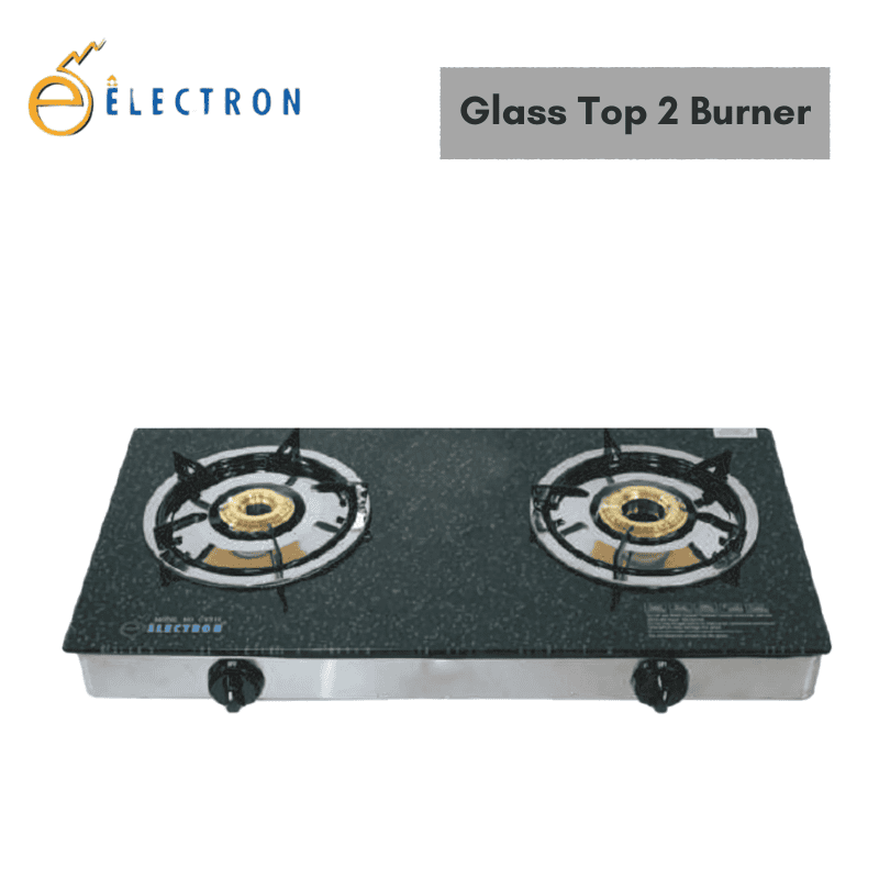 Electron 2 Burner Glass Top Gas Stove Electron 2 Burner Glass Top Gas Stove