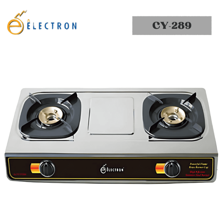 Electron 2 Burner Steel Gas Stove