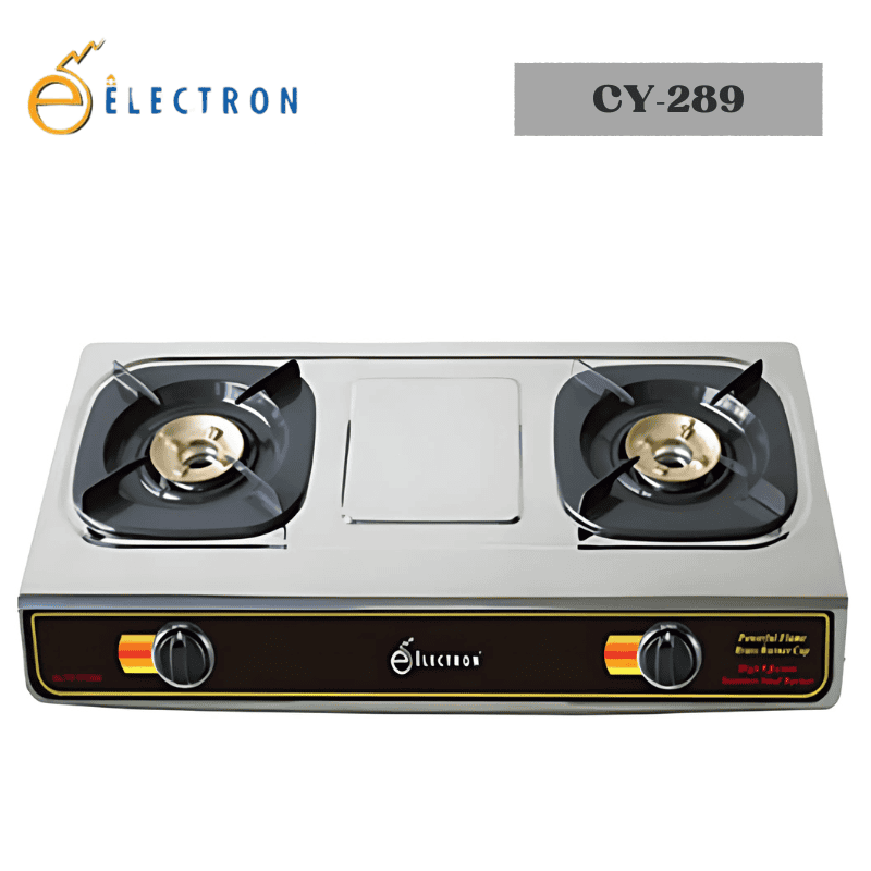 Electron 2 Burner Steel Gas Stove Electron 2 Burner Steel Gas Stove