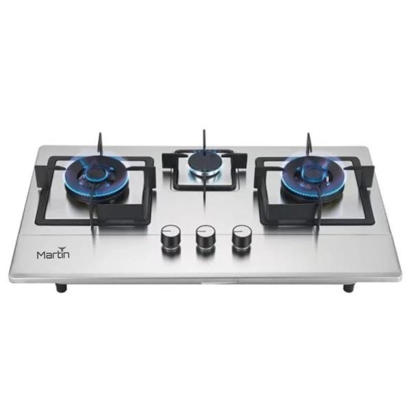 Martin 3 Burner Stainless Steel Gas Stove